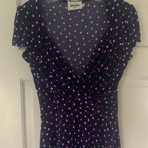 Leota Polka Dot Size Small dress